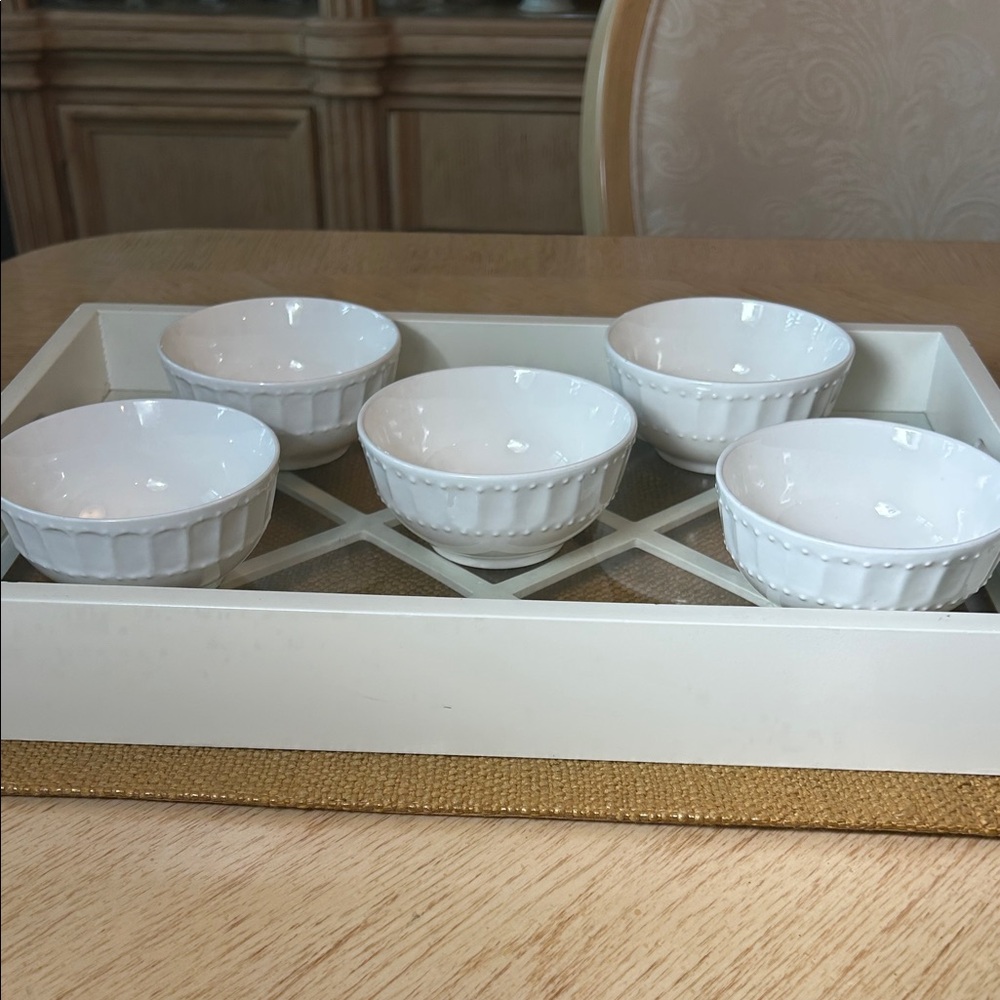 Gibson Design Regalia White Dessert Bowl (5) - Picture 5 of 5